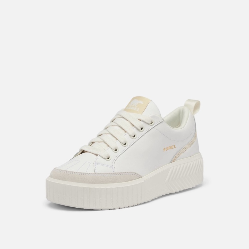 Sorel Cream White Platform Sneakers